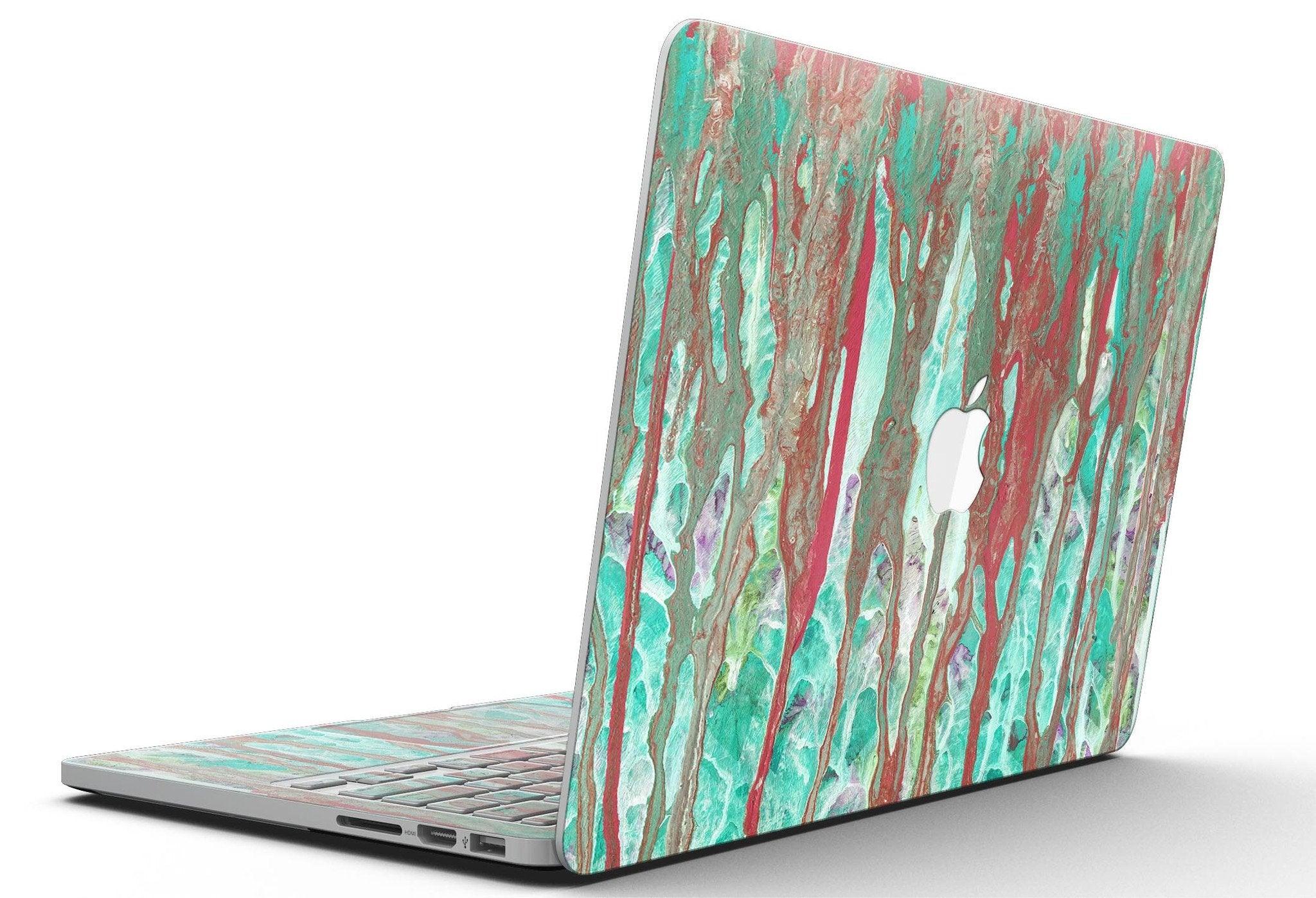 Abstract Wet Paint Mint Rustic - MacBook Pro with Retina Display - ItemBear.com