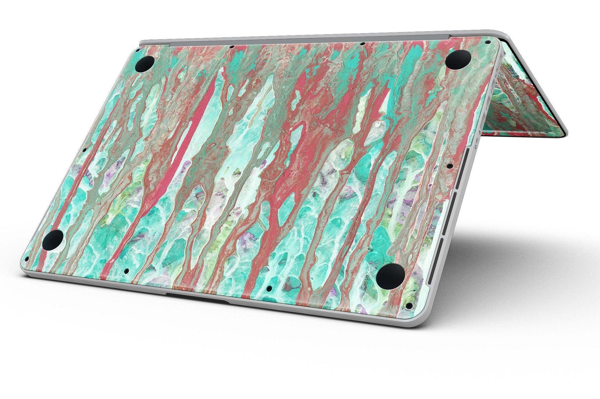 Abstract Wet Paint Mint Rustic - MacBook Pro with Retina Display - ItemBear.com