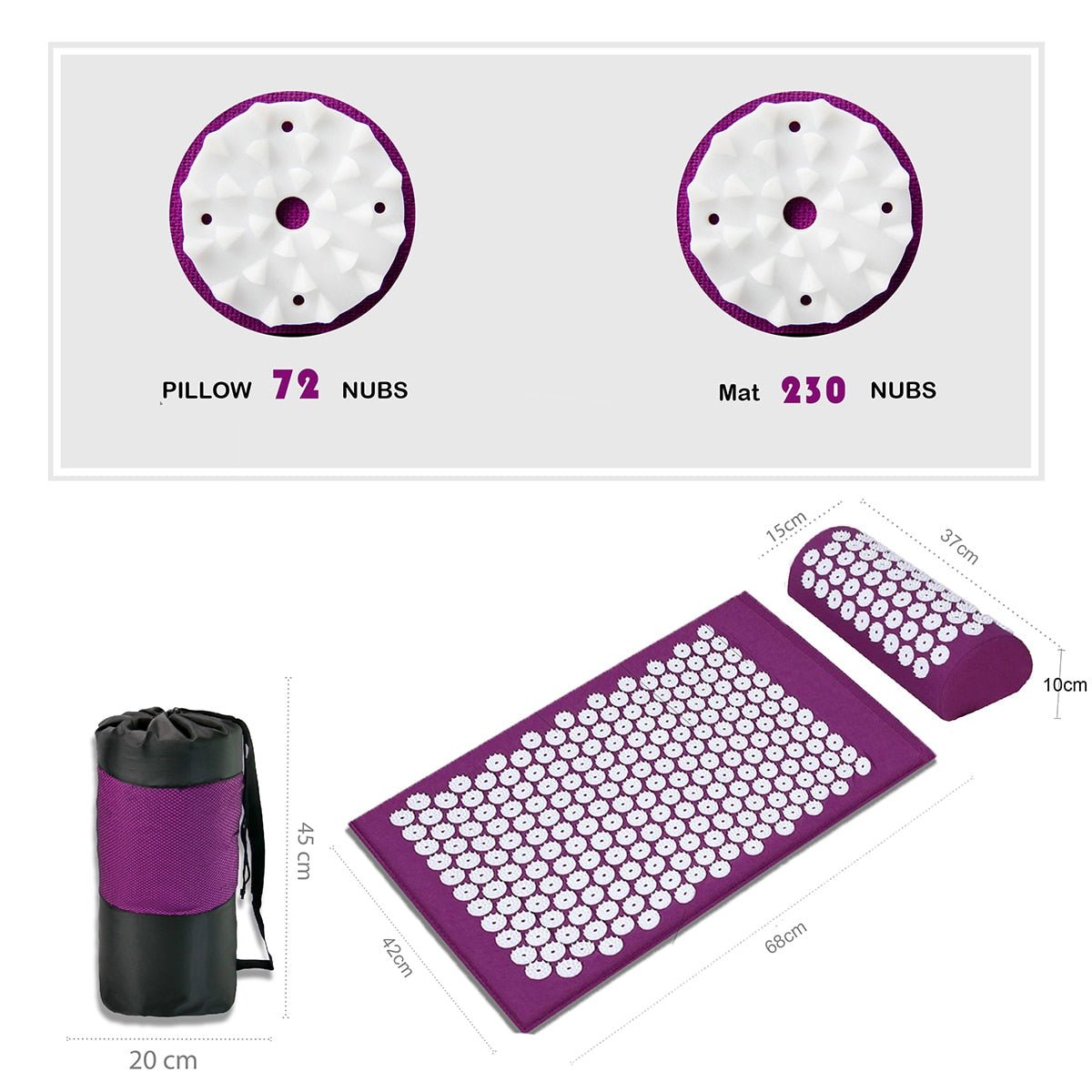 Acupressure Massage Mat - ItemBear.com