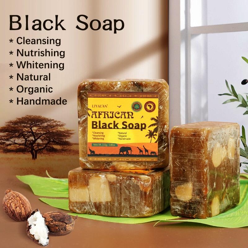 African Black Soap Handmade Organic Shea Butter Anti Rebelles Face - Premium Other from AliExpress Winners - Just $26.70! Shop now at ItemBear.com