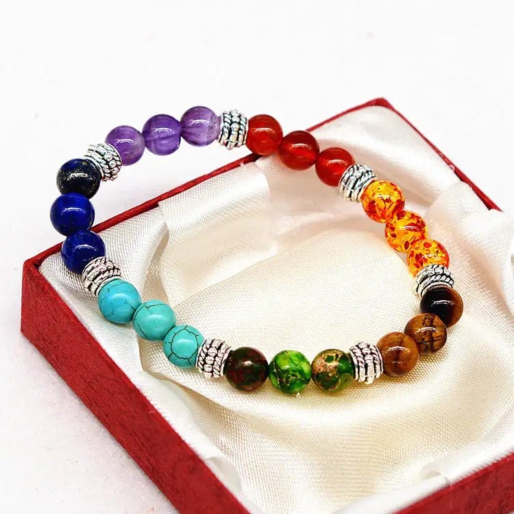 Align Yourself 7 Chakra Healing Crystals Bracelet - ItemBear.com