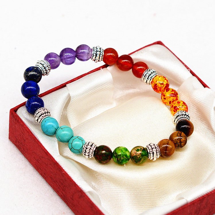 Align Yourself 7 Chakra Healing Crystals Bracelet - ItemBear.com