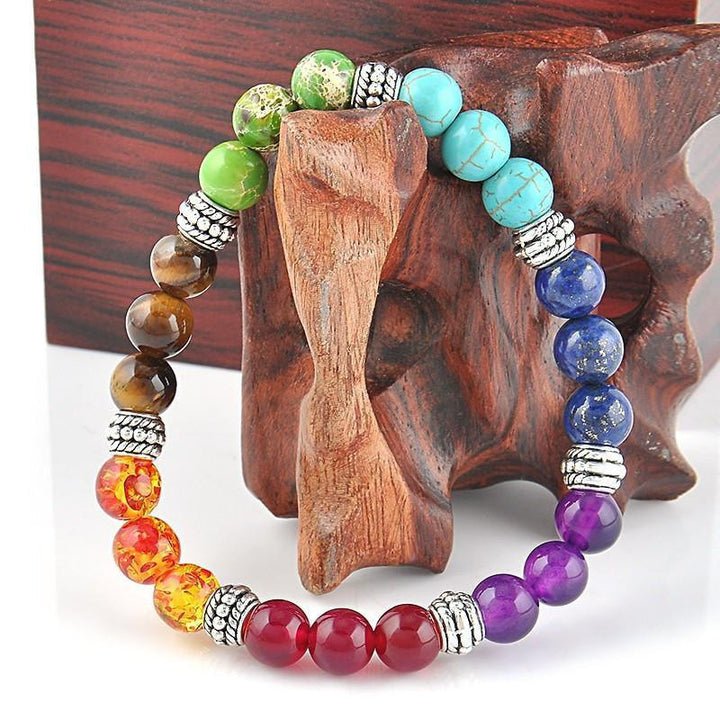 Align Yourself 7 Chakra Healing Crystals Bracelet - ItemBear.com