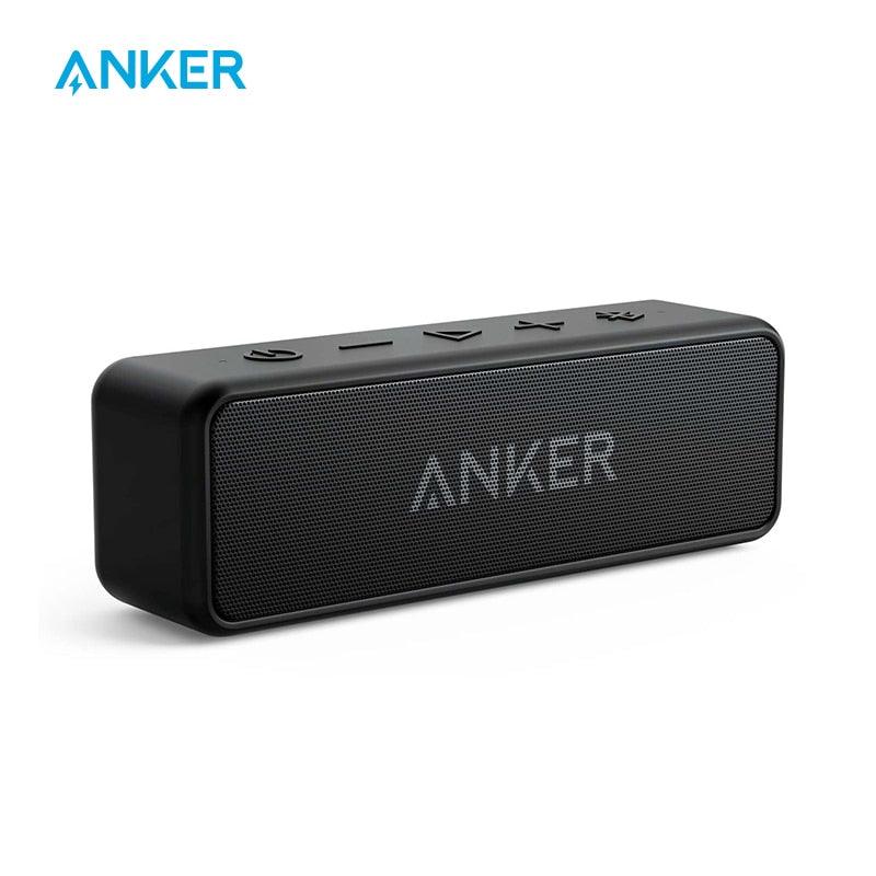 Anker Soundcore 2 Portable Bluetooth Wireless Speaker Better Bass 24 - Hour Playtime 66ft Bluetooth Range IPX7 Water Resistance - ItemBear.com