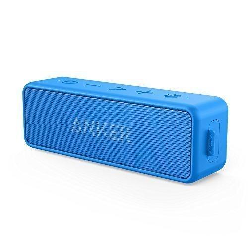 Anker Soundcore 2 Portable Bluetooth Wireless Speaker Better Bass 24 - Hour Playtime 66ft Bluetooth Range IPX7 Water Resistance - ItemBear.com