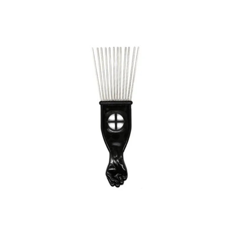 Anti - Static Metal Afro Pick Comb - ItemBear.com