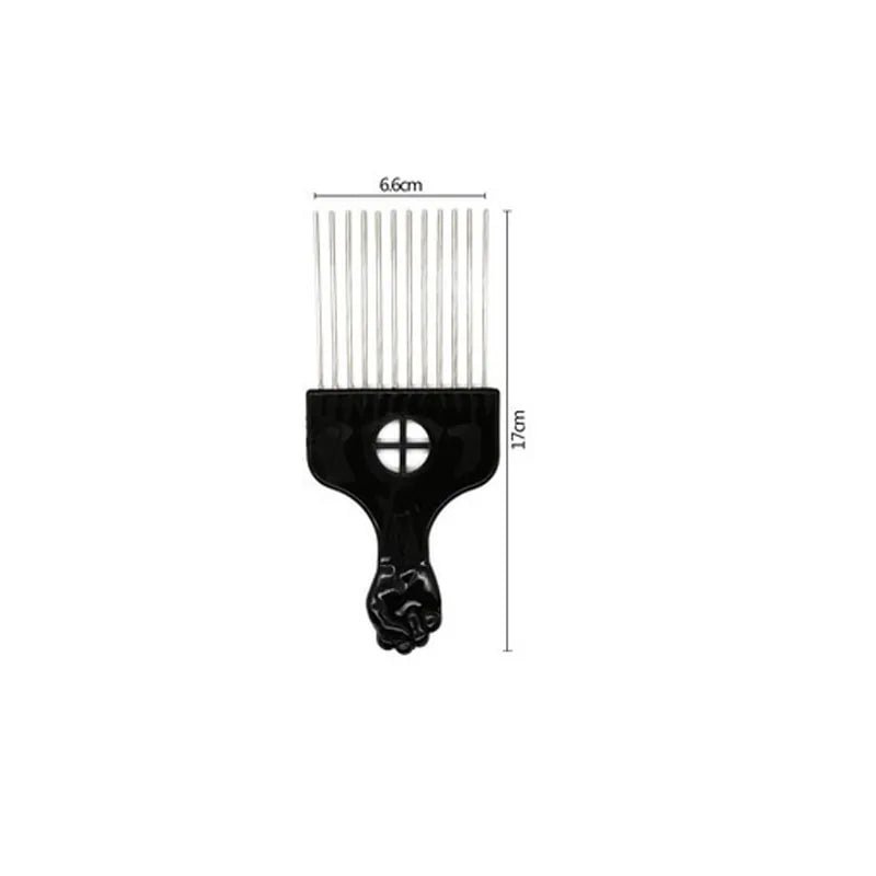 Anti - Static Metal Afro Pick Comb - ItemBear.com