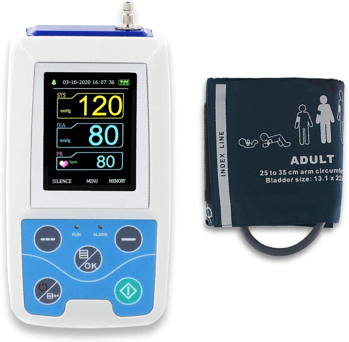 Arm Ambulatory Blood Pressure Monitor 24hours NIBP Holter CONTEC ABPM50+ Adult,Child ,Large ,3 Cuffs, Free PC Software - ItemBear.com