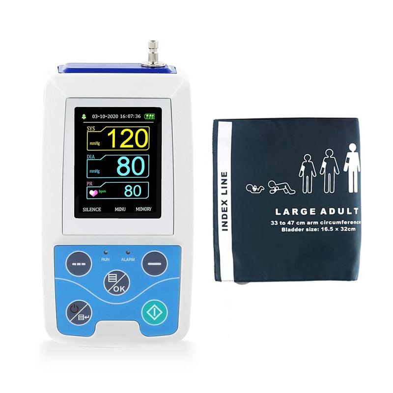 Arm Ambulatory Blood Pressure Monitor 24hours NIBP Holter CONTEC ABPM50+ Adult,Child ,Large ,3 Cuffs, Free PC Software - ItemBear.com