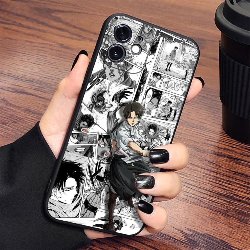 Attack On Titan Levis Ackermans Phone Case For Apple iPhone - ItemBear.com