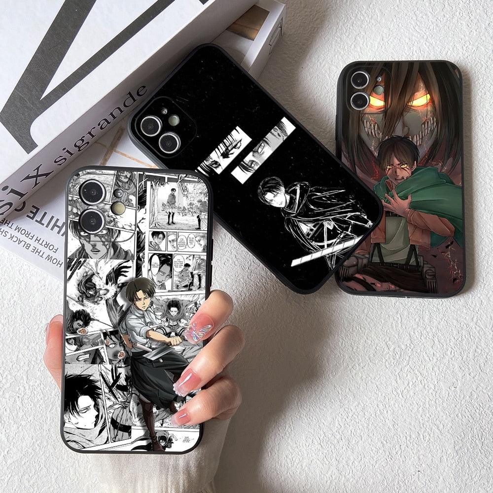 Attack On Titan Levis Ackermans Phone Case For Apple iPhone - ItemBear.com