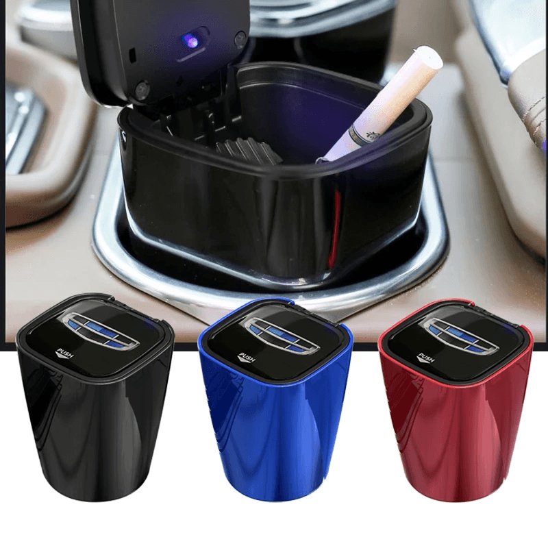 Auto Car ashtray multi function ashtray with light - ItemBear.com