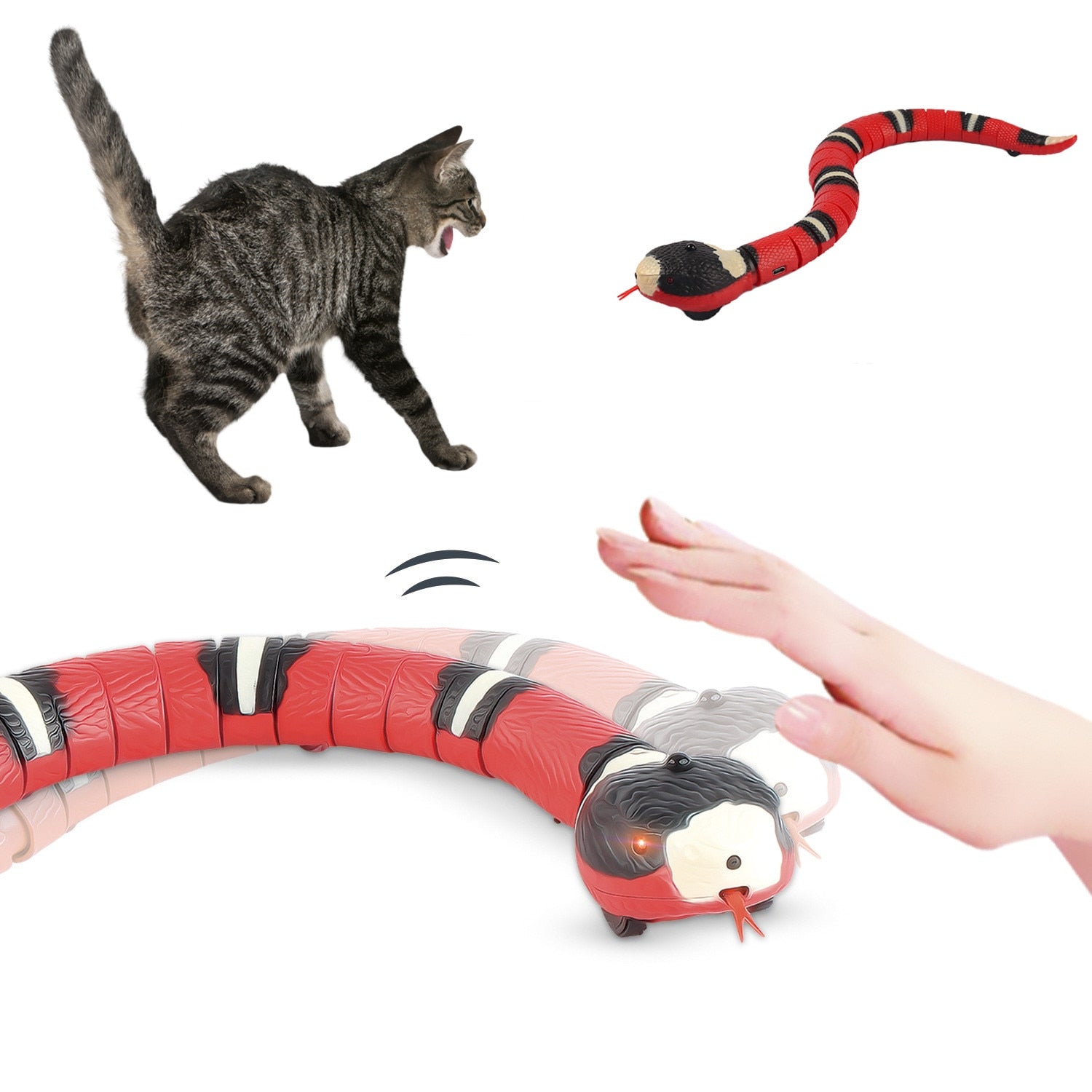 Automatic Electronic Snake Cat Toys - ItemBear.com