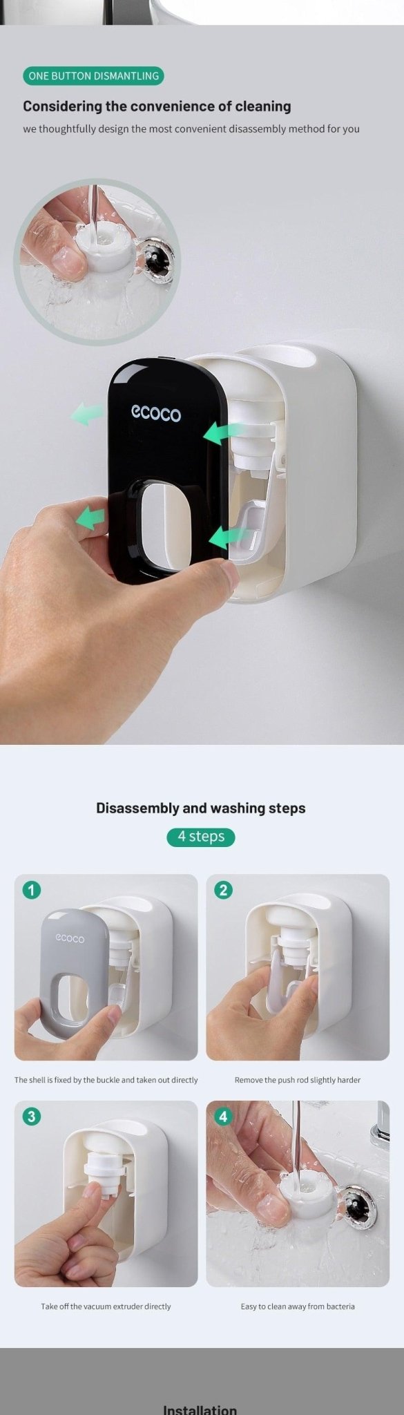 Automatic Toothbrush Holder Dispenser - ItemBear.com