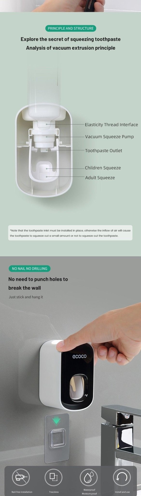 Automatic Toothbrush Holder Dispenser - ItemBear.com