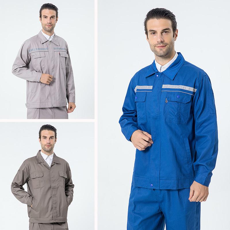 Autumn and winter long - sleeved work clothes labor protection clothes tooling suits work clothes welding factory clothes auto repair factory site engineering electrician - ItemBear.com