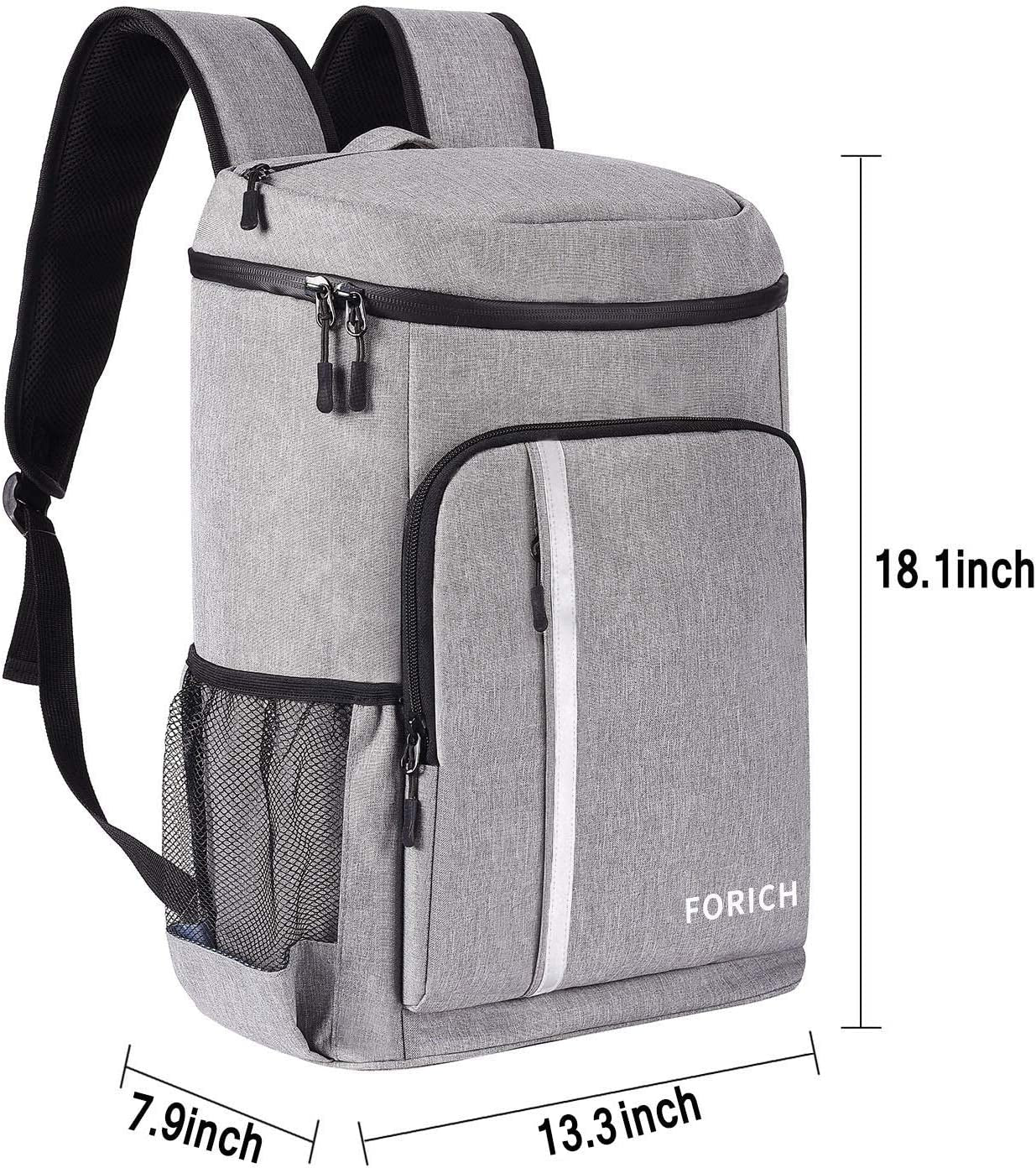 Backpack Cooler Leakproof Insulated Waterproof Backpack Cooler Bag, Lightweight Soft Beach Cooler Backpack for Men Women to Work Lunch Picnics Camping Hiking, 30 Cans - ItemBear.com