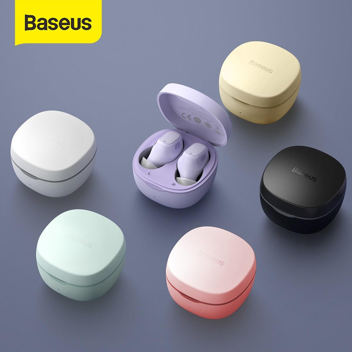 Baseus WM01 TWS Bluetooth Earphones Stereo Wireless 5.0 Bluetooth Headphones Touch Control Noise Cancelling Gaming Headset - ItemBear.com