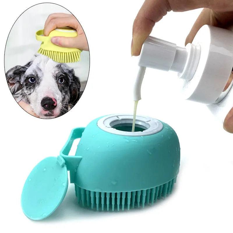 Bathroom Puppy Big Dog Cat Bath Massage Gloves Brush Soft Safety Silicone Pet Accessories for Dogs Cats Tools Mascotas Products - ItemBear.com