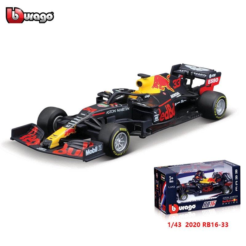 Bburago 1:43 2021 F1 Red Bull Racing RB16B 33# Verstappen 11# Sergio Perez Formula one Simulation alloy super toy car model - ItemBear.com