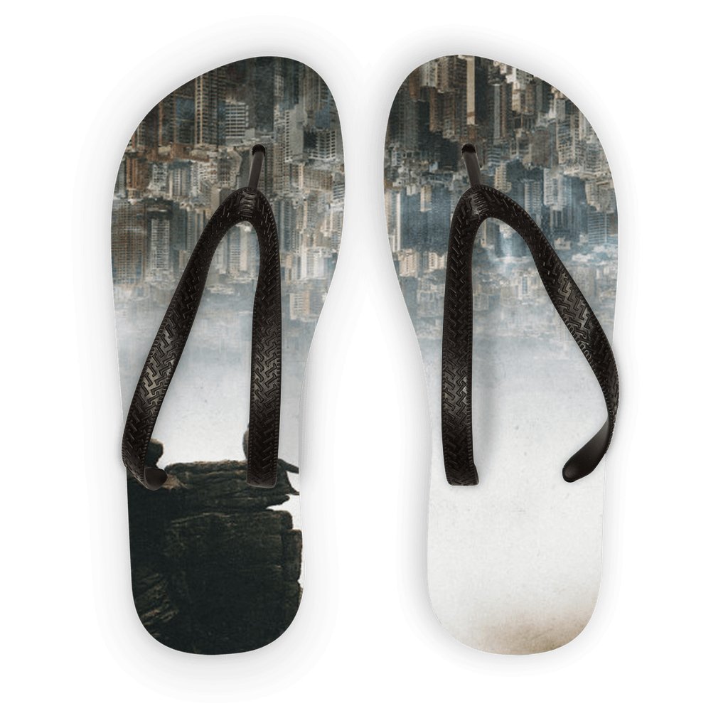 Between The Haze Adult Flip Flops - ItemBear.com