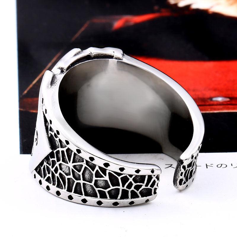 Biker Gothic Rock Men's Ring - ItemBear.com