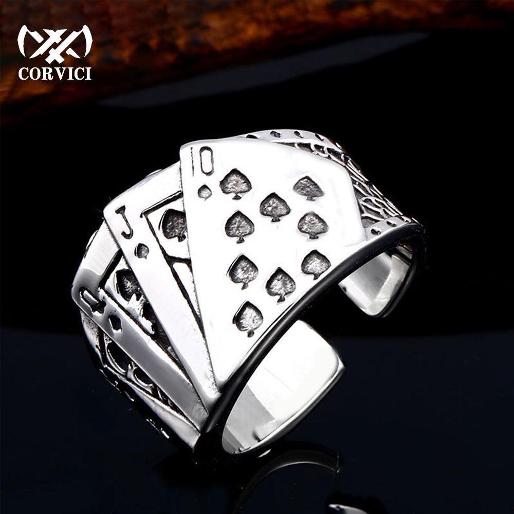 Biker Gothic Rock Men's Ring - ItemBear.com