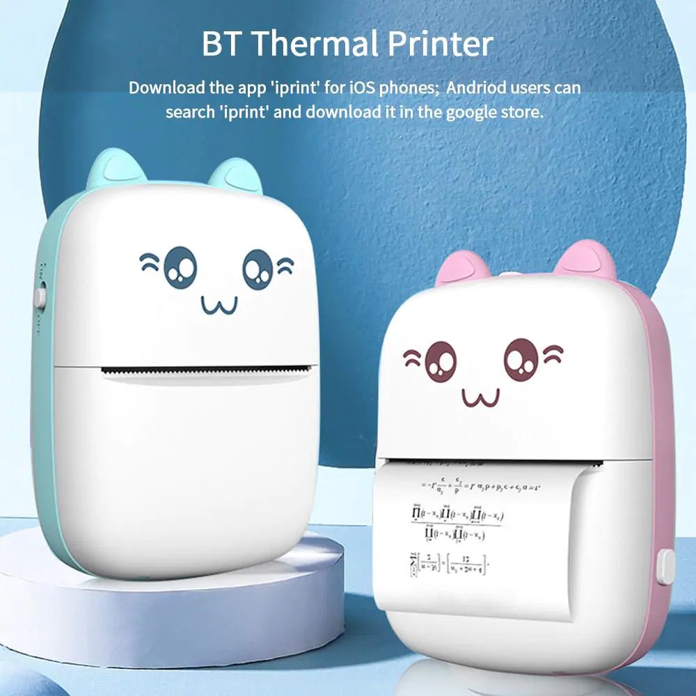 Bluetooth - Compatible Mini Thermal Printer - ItemBear.com