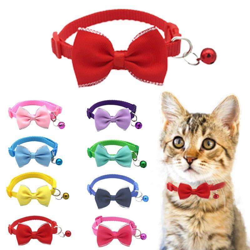 Bow and Bell Pet Collar - ItemBear.com