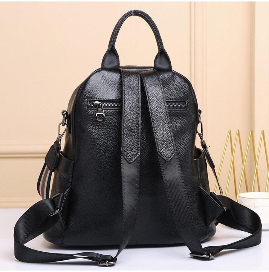 Casual Leather Backpack - Seattle - ItemBear.com