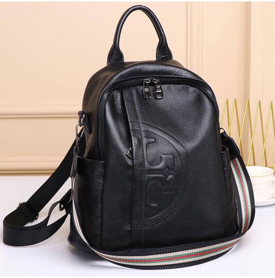 Casual Leather Backpack - Seattle - ItemBear.com
