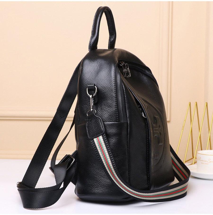 Casual Leather Backpack - Seattle - ItemBear.com