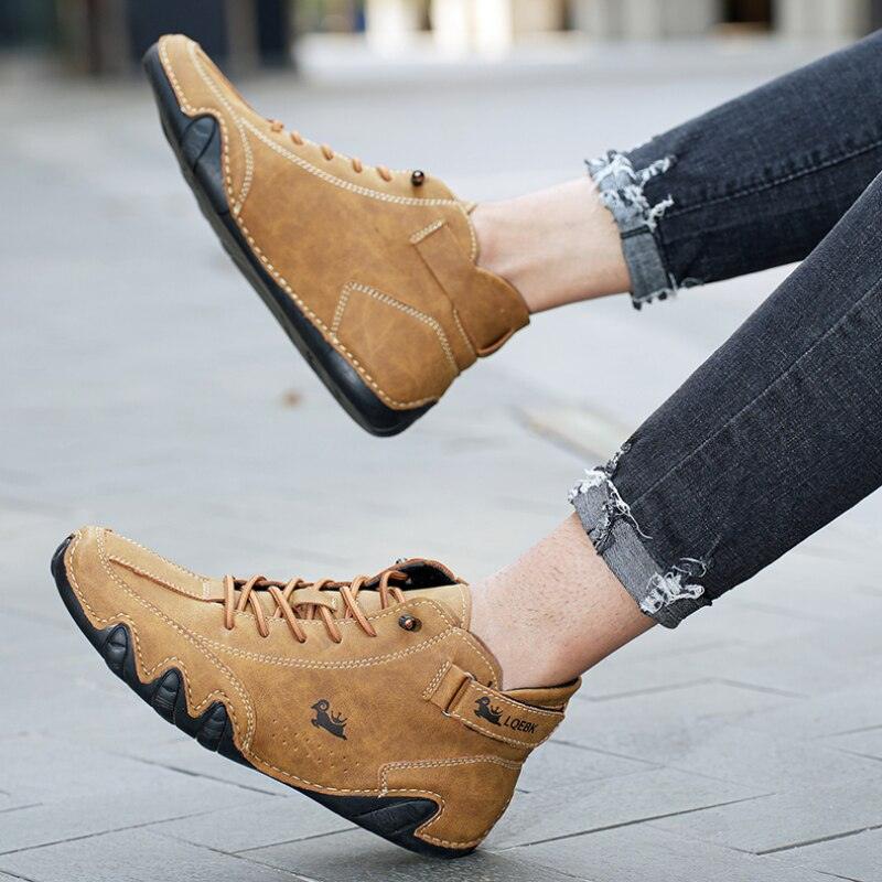 Casual Sneakers for Men Luxury Designer Shoes Free Shipping Leather Ankle Boots 2023 New Fashion Comfort High Top Men Shoes - Premium 0 from ItemBear.com - Just $21.90! Shop now at ItemBear.com