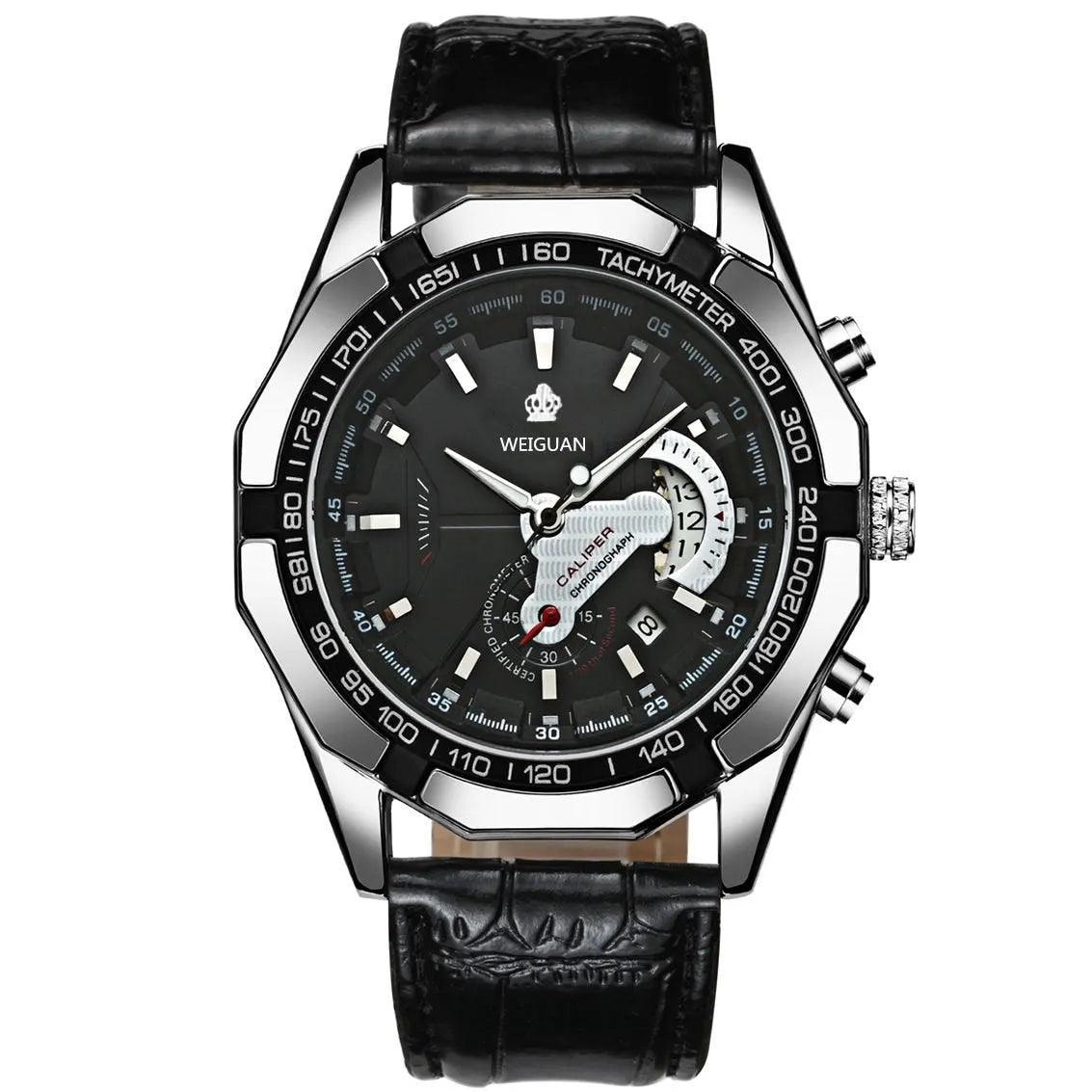 Casual Sport Watches Chronograph Wristwatch Automatic business Movement Imported Mechanical Waterproof Luminous product - ItemBear.com