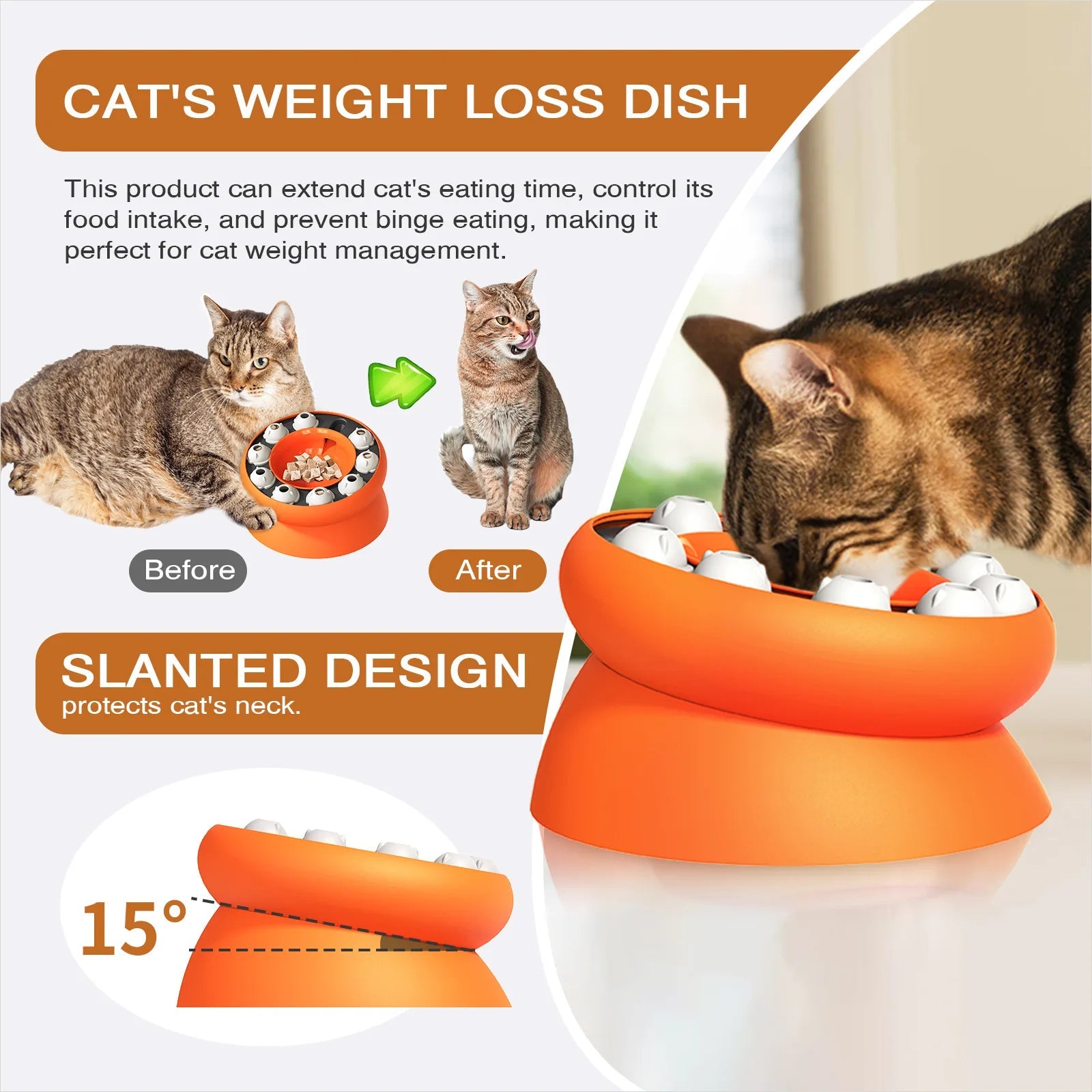 Cat Bowl Puzzle Toy - ItemBear.com