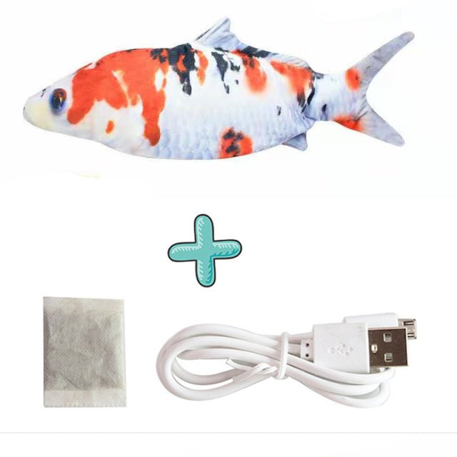 Cats USB Charger Interactive Toy Fish - ItemBear.com