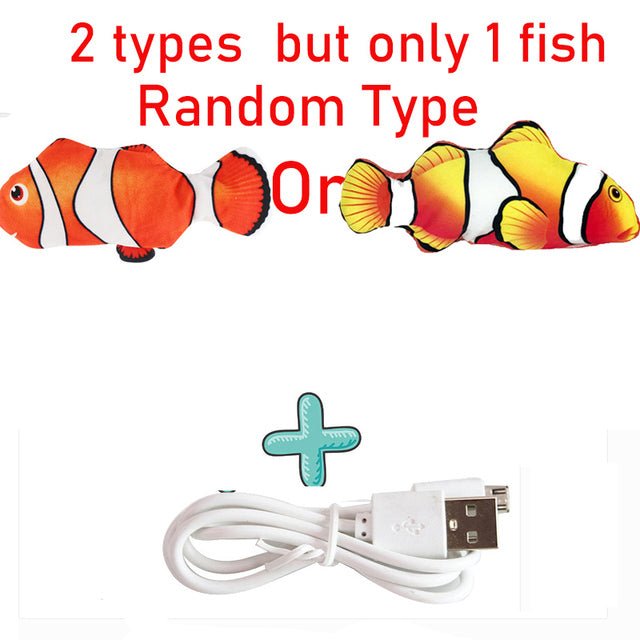 Cats USB Charger Interactive Toy Fish - ItemBear.com