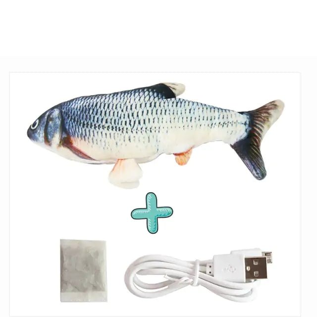 Cats USB Charger Interactive Toy Fish - ItemBear.com