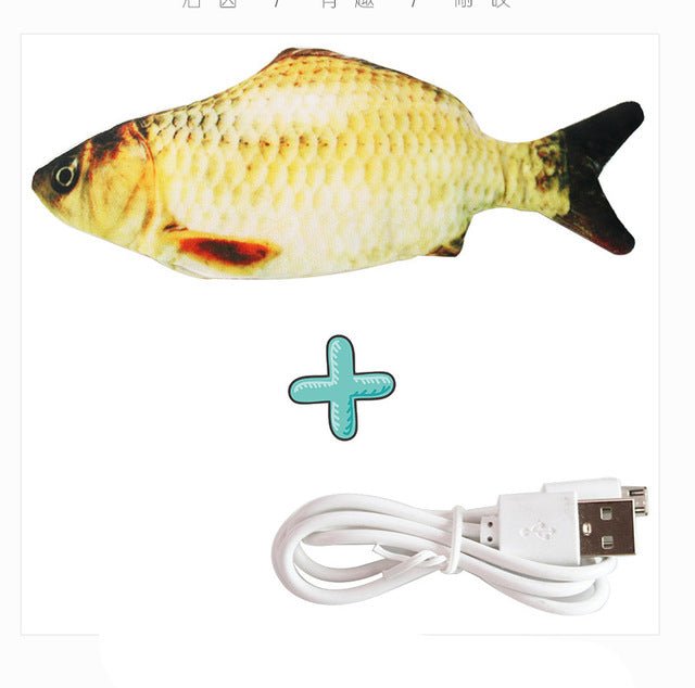 Cats USB Charger Interactive Toy Fish - ItemBear.com