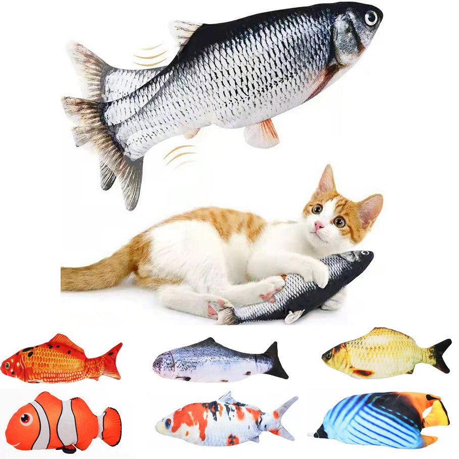 Cats USB Charger Interactive Toy Fish - ItemBear.com