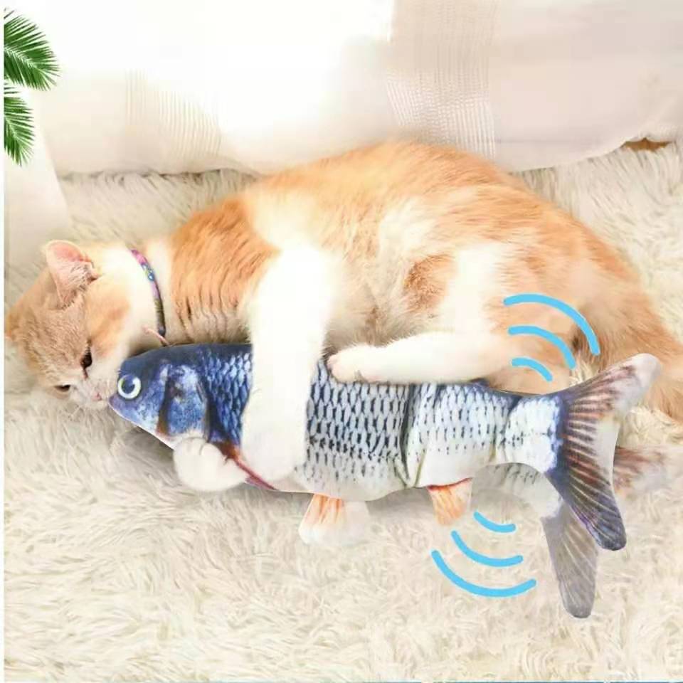 Cats USB Charger Interactive Toy Fish - ItemBear.com