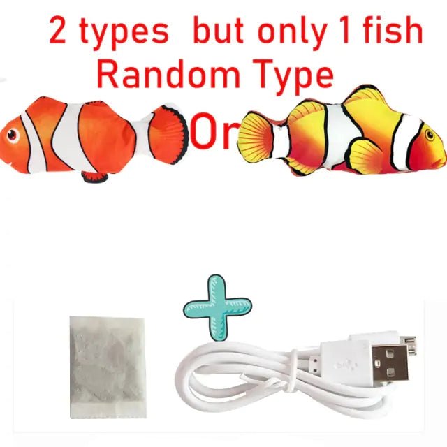 Cats USB Charger Interactive Toy Fish - ItemBear.com