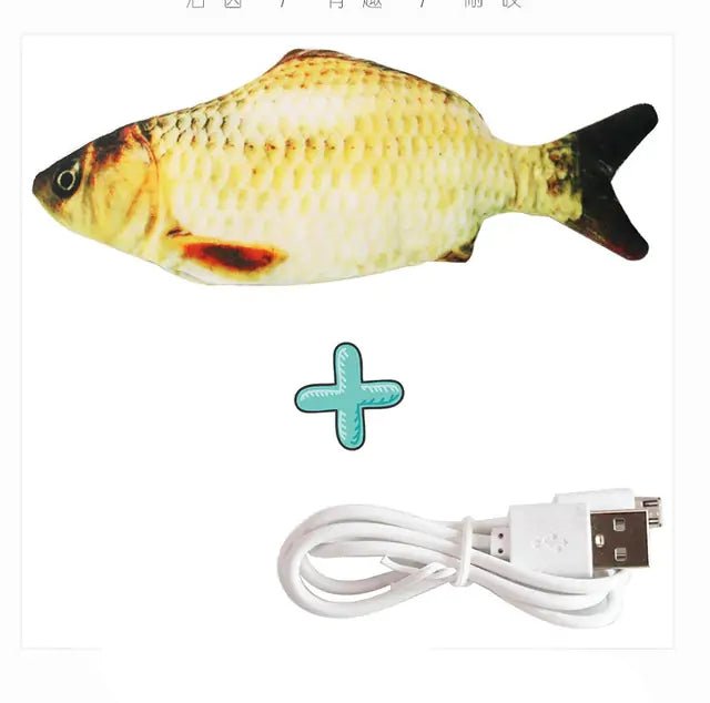 Cats USB Charger Interactive Toy Fish - ItemBear.com