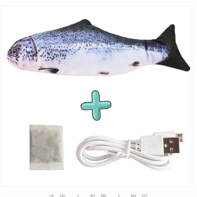 Cats USB Charger Interactive Toy Fish - ItemBear.com