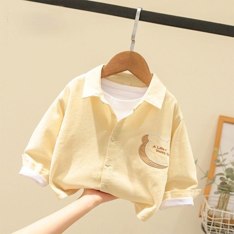 Children's shirts for boys and girls in spring and autumn for children in autumn - ItemBear.com