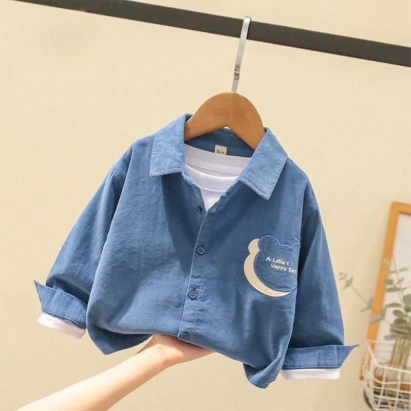 Children's shirts for boys and girls in spring and autumn for children in autumn - ItemBear.com