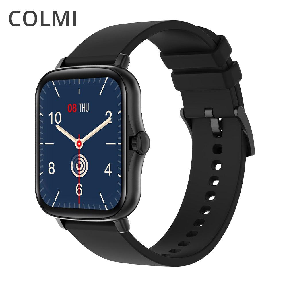 COLMI P8 Plus 1.69 inch 2021 Smart Watch Men Full Touch Fitness Tracker IP67 waterproof Women GTS 2 Smartwatch for Xiaomi phone - ItemBear.com