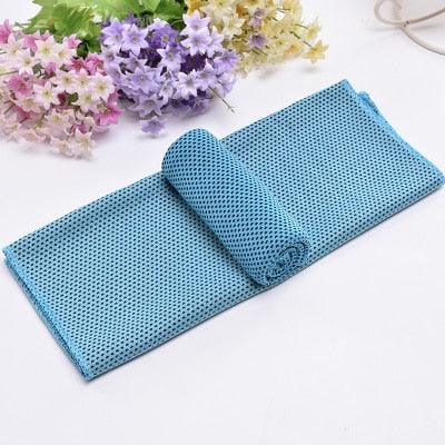 Colors Men And Women Gym Club Yoga Sports Cold Washcloth Running Football Basketball Cooling Ice Beach Towel Lovers Gift Toallas - ItemBear.com