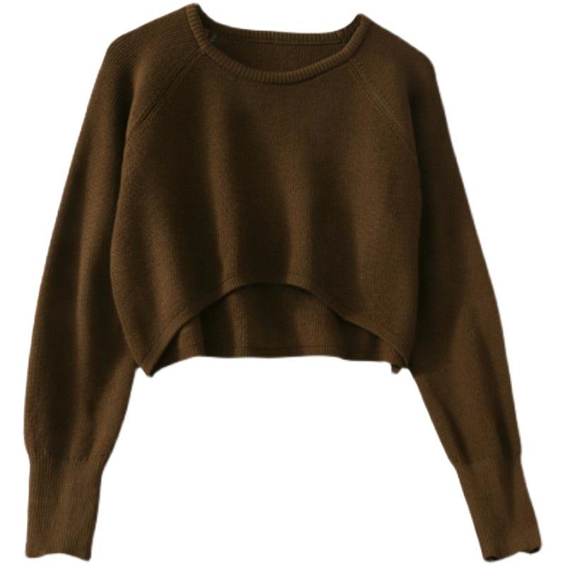 Comfy Solid Loose O - Neck Sweater - ItemBear.com