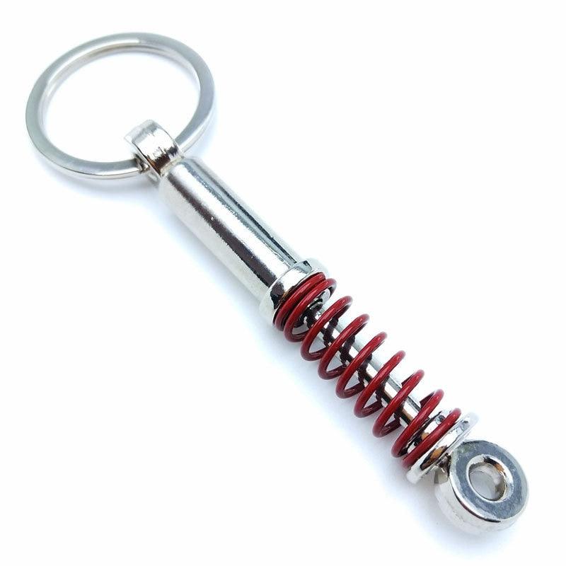 Creative gift car metal keychain turbo gear hub pendant brake disc shock absorber Pendant - ItemBear.com